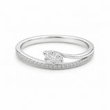 Marquise Glow Women`s Ring in Silver