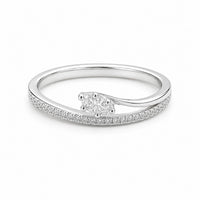 Marquise Glow Women`s Ring in Silver