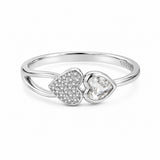 Silver Loveline Spark Women`s ring