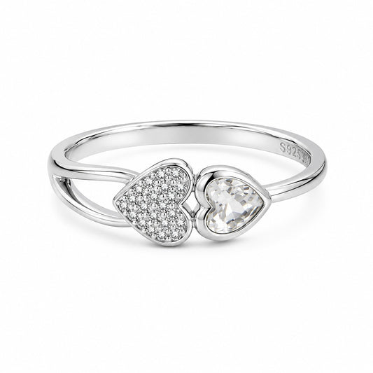 Silver Loveline Spark Women`s ring