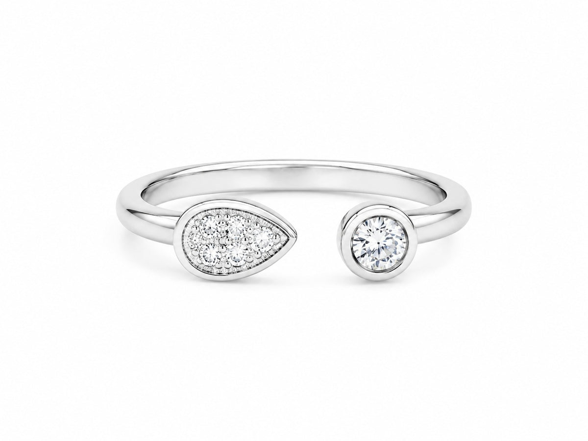 Silver Teara Women`s Ring
