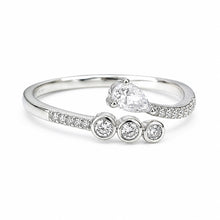 Silver Pear Harmony Women`s Ring