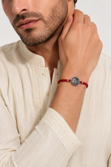 Shree Ji Divine Silver Rakhi | Sacred Blessings Gift