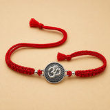 Silver Om Blessing Rakhi
