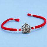 Silver Shreenathji Blessing Rakhi for Brother