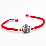 Silver Shreenathji Blessing Rakhi for Brother