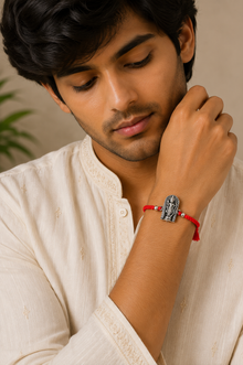 Silver Balaji Blessing Rakhi