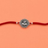 Divine Khanda Silver Rakhi for Brother