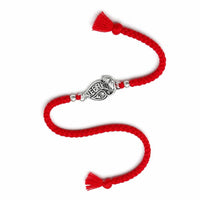 Silver Veera Motif Festive Rakhi