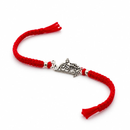 Silver Ganesh Om Rakhi