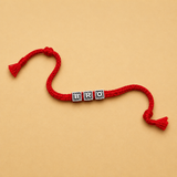 925 Silver Brotherhood Letter Rakhi