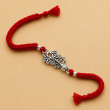 Silver Divine Veena Rakhi