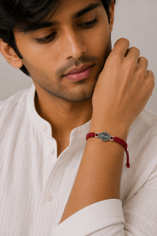 925 Silver Bhai Signature Rakhi