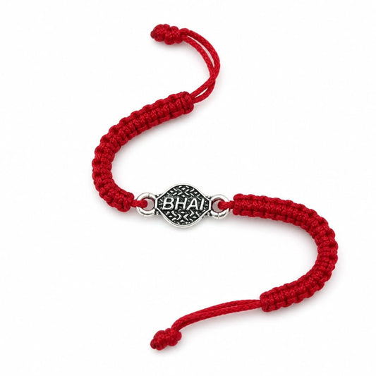 925 Silver Bhai Signature Rakhi