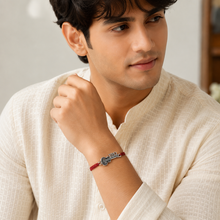 Silver Guitar Bro Rakhi