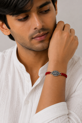 Silver Minimalist Brother Rakhi
