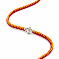 Silver Shagun Thread Rakhi – Timeless Bond of Love