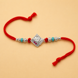 Silver Ganesh Divine Rakhi