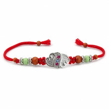 Silver Paisley Stone Rakhi