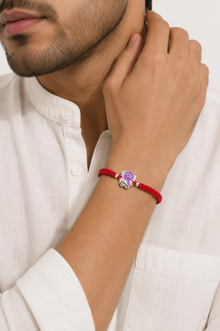 Silver Ganesha Rakhi – Festive Elegance