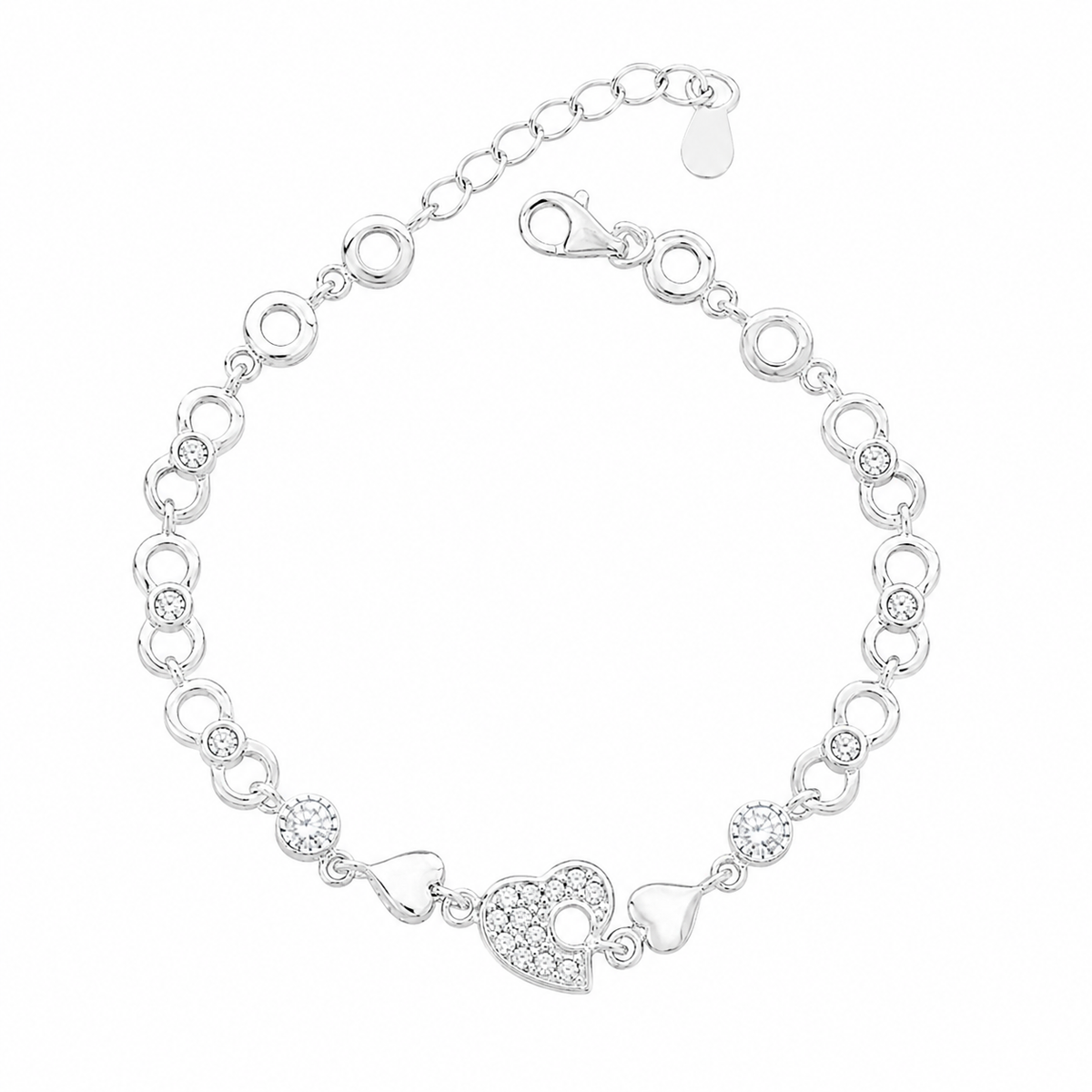Eterna Sleek Bracelet in Silver