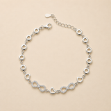 Eterna Gem Bracelet in Silver