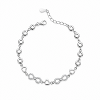 Eterna Gem Bracelet in Silver