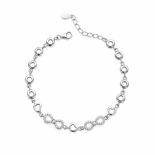 Eterna Gem Bracelet in Silver