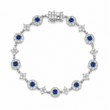 Scarlet Aura Bracelet in Silver