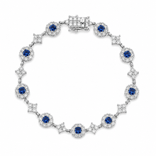 Scarlet Aura Bracelet in Silver