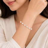 Pearl Embrace Bracelet in Silver