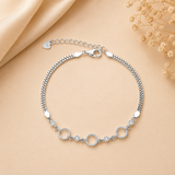 Luma Beads Bracelet in silver