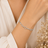 Luma Beads Bracelet in silver