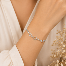 Luma Beads Bracelet in silver