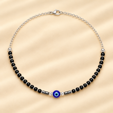 Black beaded Azure Anklet