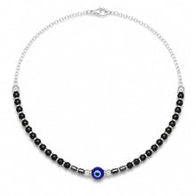 Black beaded Azure Anklet