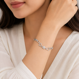 Florana Bloom Bracelet in Silver