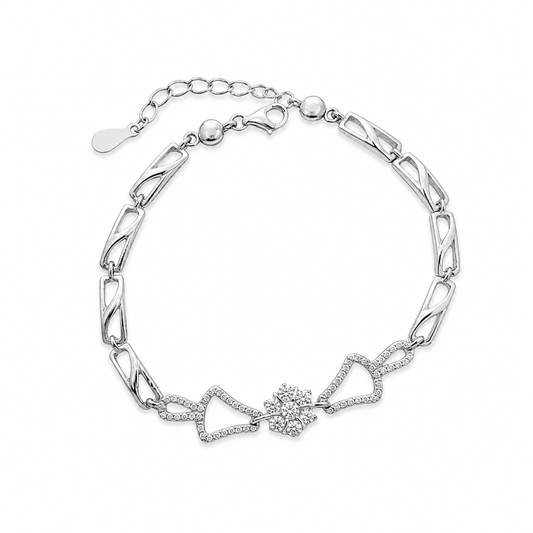 Florana Bloom Bracelet in Silver