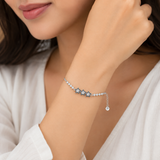 Eira Infinity Bracelet in silver