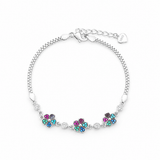 Whisper Charm Bracelet in Silver