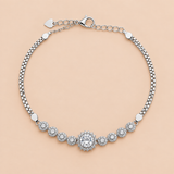 Serene Charm Bracelet in silver