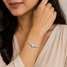 Serene Charm Bracelet in silver