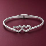 Eterna Heart Bracelet in Silver