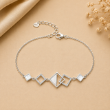 Silver Glow line Bracelet