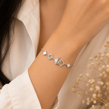 Silver Glow line Bracelet