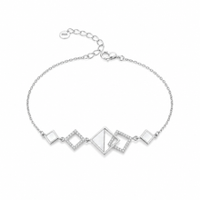 Silver Glow line Bracelet