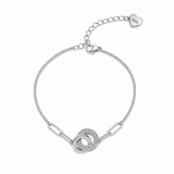 Charm heart Bracelet in silver