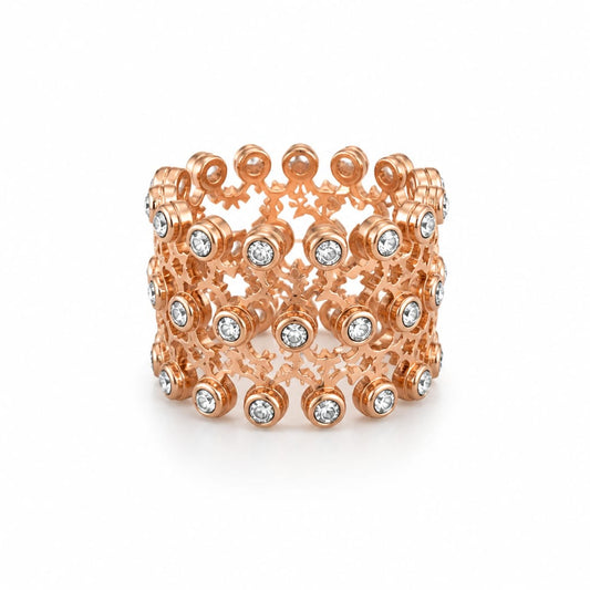Stellara Band – Rose Gold in Ornate Luxury
