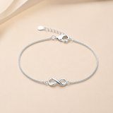 Tiny Infinity shaped women`s Bracelet