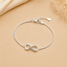 Silver Grace Infinity Bracelet